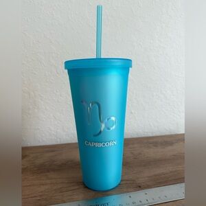 umbler with straw Zodiac CAPRICORN